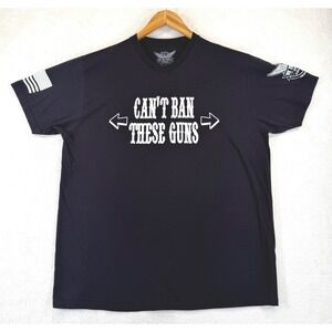 We The People Holsters -"Can't Ban These Guns"- Graphic T-Shirt Black Mens XL